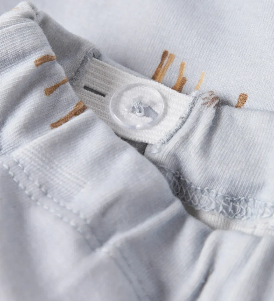 Børn Lil Atelier Lil' Atelier Bukser - NbmLayo - Gray Dawn/ Deer