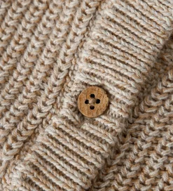 Børn Lil Atelier Cardigan - Strik - NmmRokko - Oxford Tan/Melange