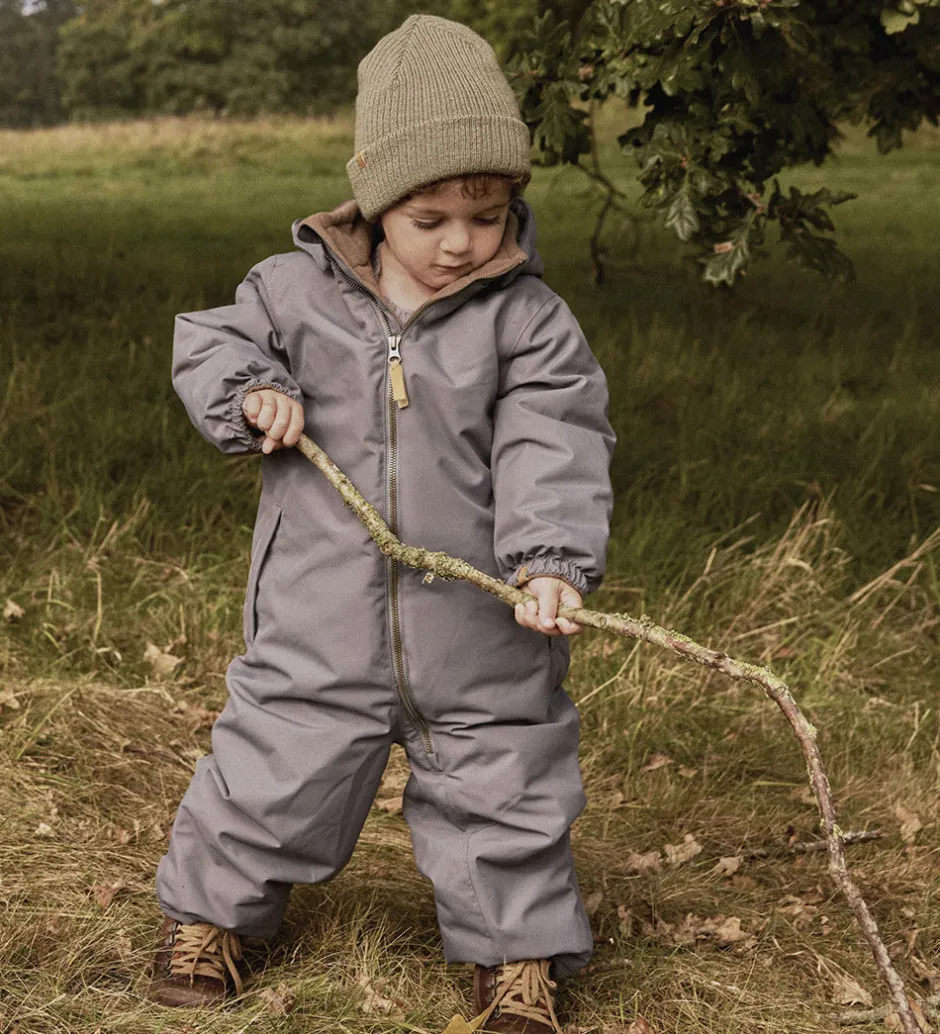 Børn Lil Atelier Lil' Atelier Flyverdragt - NmmLasnow10 - Poppy Seed