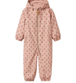 Flyverdragter*Lil Atelier Lil' Atelier Flyverdragt - NmfLasnow10 - AOP - Misty Rose/Cherry