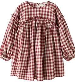 Kjoler*Lil Atelier Kjole - NmfRio - Red Dahlia