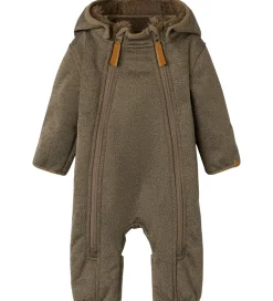 Børn Lil Atelier Lil' Atelier Køredragt - NbnLoro - Shitake/Melange