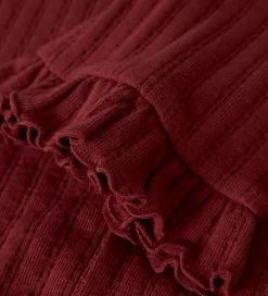 Leggings*Lil Atelier Lil' Atelier Leggings - Rib - NbfFrita - Red Dahlia