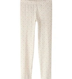 Børn Lil Atelier Nattøj - Rib - NmfGago - Almost Mauve/Flowers