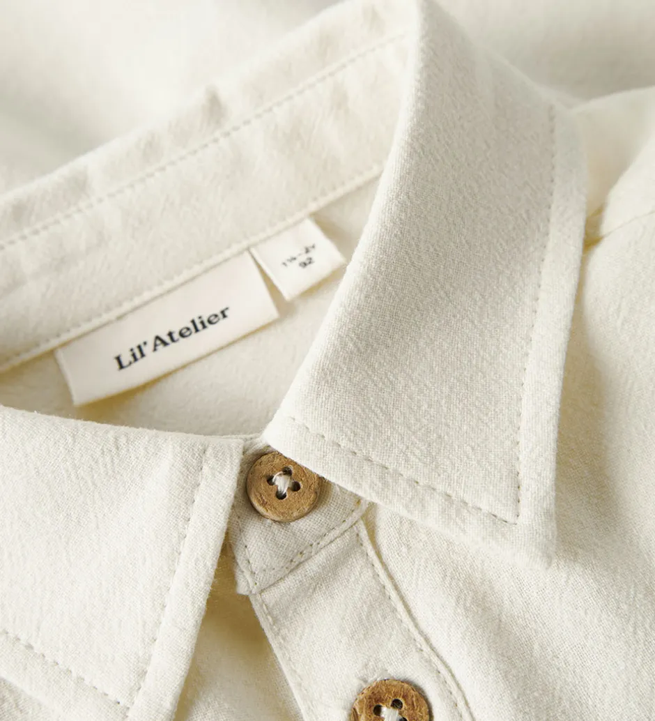 Børn Lil Atelier Lil' Atelier Skjorte - NmmHadam - Turtledove