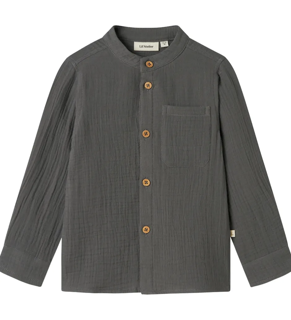 Skjorter*Lil Atelier Lil' Atelier Skjorte - NmmLoros - Poppy Seed