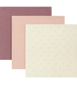 Stofbleer|Pusletid*Lil Atelier Stofbleer - 3-pak - NbnFergie - Turtledove/Nostalgia