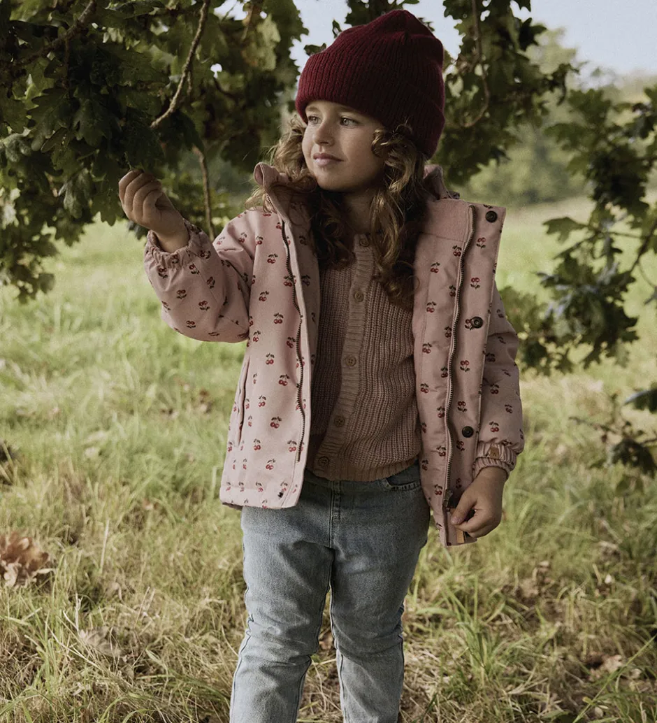 Børn Lil Atelier Lil' Atelier Vinterjakke - NmfLasnow10 - Misty Rose/Cherry