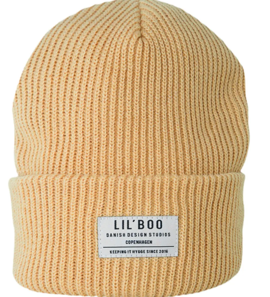 Børn Lil' Boo Copenhagen Lil'Boo Copenhagen Hue - Rib/Strik - Hygge - Camel
