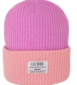 Børn Lil' Boo Copenhagen Lil'Boo Copenhagen Hue - Rib/Strik - Hygge - Pink/Purple