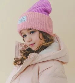 Børn Lil' Boo Copenhagen Lil'Boo Copenhagen Hue - Rib/Strik - Hygge - Pink/Purple