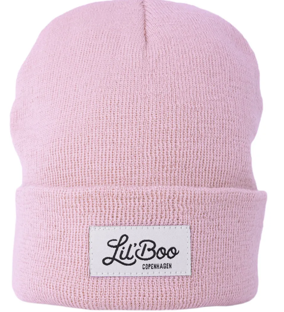 Huer Og Hatte*Lil' Boo Copenhagen Lil'Boo Copenhagen Hue - Strik - Merino - Light Pink