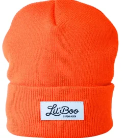 Huer Og Hatte*Lil' Boo Copenhagen Lil'Boo Copenhagen Hue - Strik - Classic - Orange