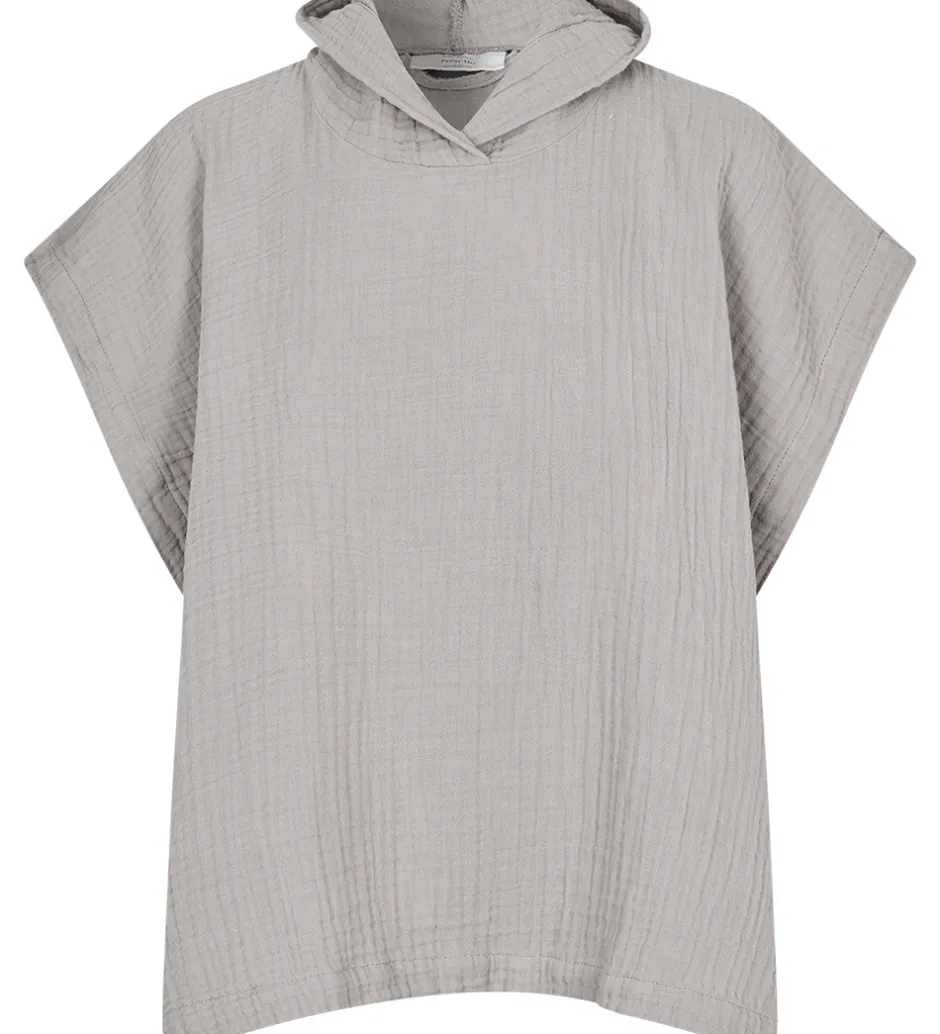 Lille Kanin Badeponcho - Musselin - Brown Smoke