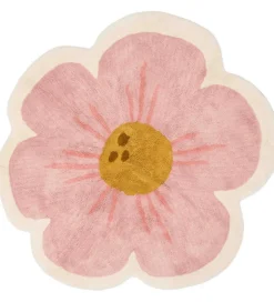 Tæpper|Gulvtæpper*Little Dutch Gulvtæppe - 110x110 cm - Pink Blomst