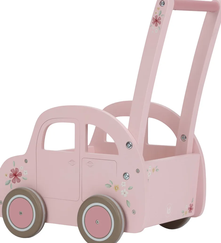 Trælegetøj|Gåvogne*Little Dutch Gåvogn - Bil - Pink
