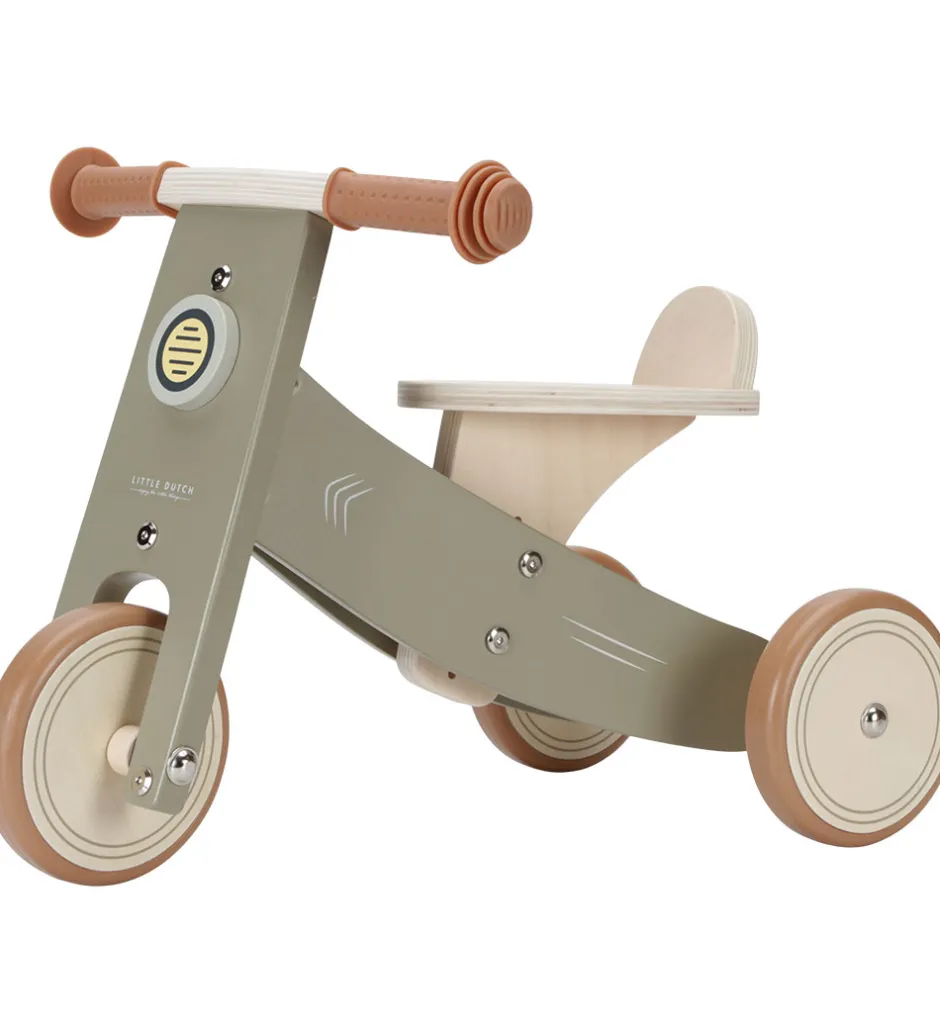 Motorisk Legetøj|Løbecykler*Little Dutch Løbecykel - Træ - Olive