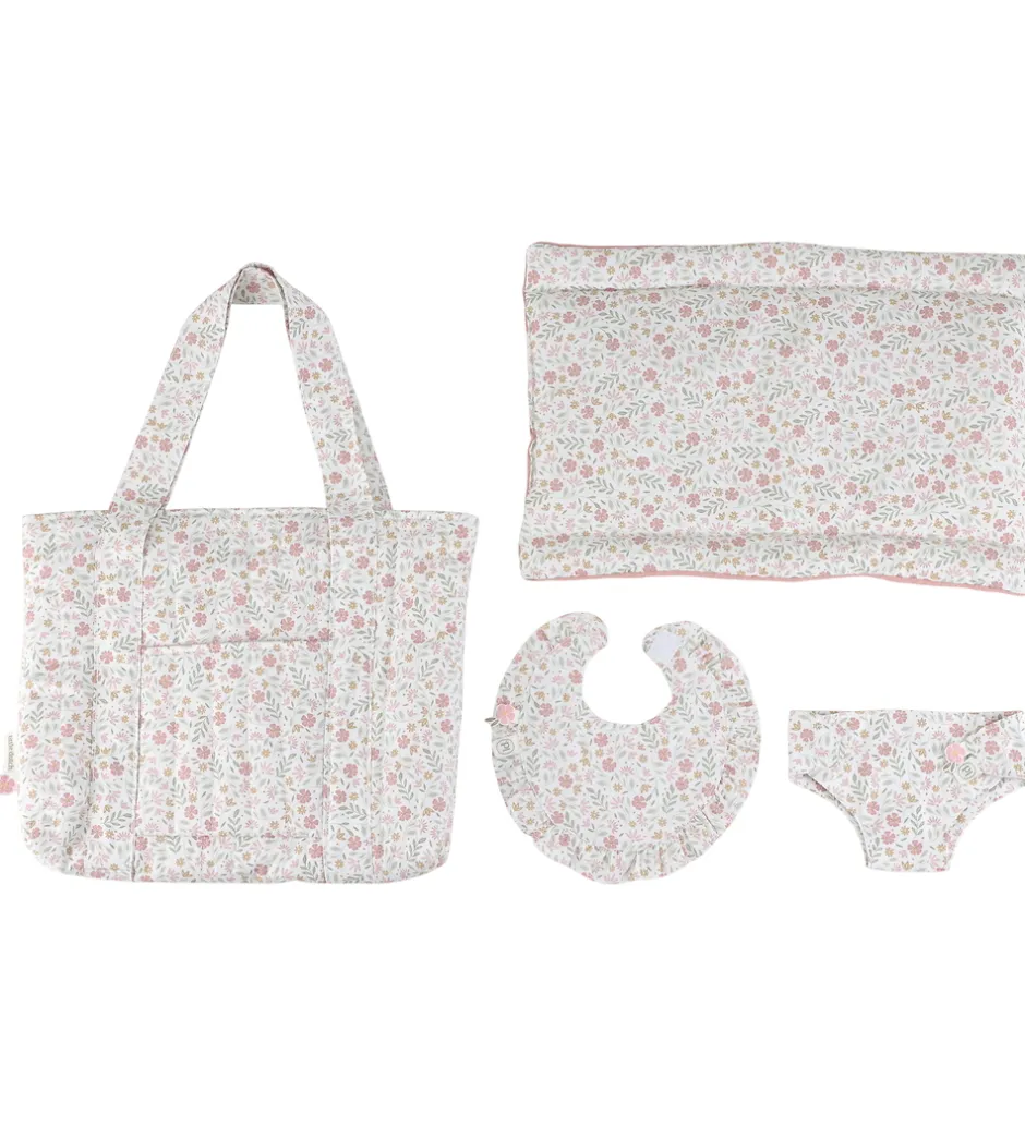 Little Dutch Pusletaske - 4 Dele - Pink