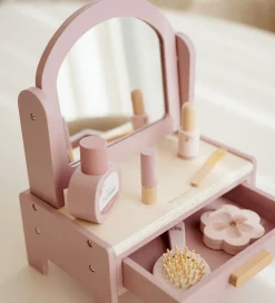 Trælegetøj|Rolleleg*Little Dutch Sminkebord - Træ - Pink