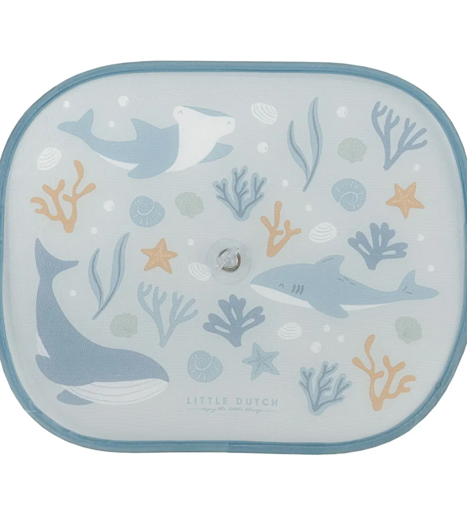 Little Dutch Solskærm til Bil - 2-Pak - 36x44 cm - Ocean Dreams