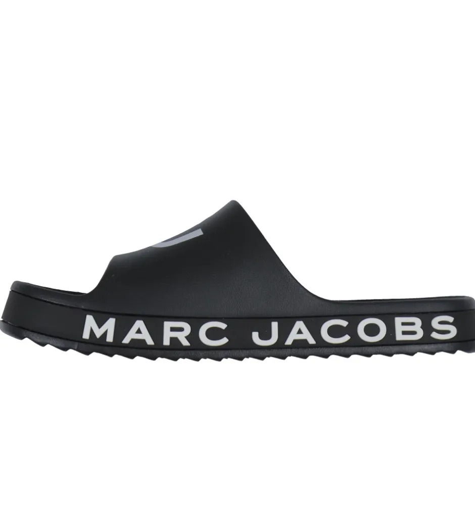Badesandaler*Marc Jacobs Little Badesandaler - Sort m. Logo
