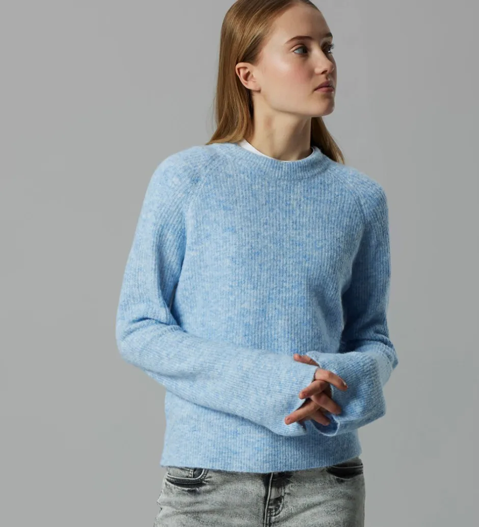 Børn LMTD Bluse - Strik - Noos - NlfKleaves - Kentucky Blue