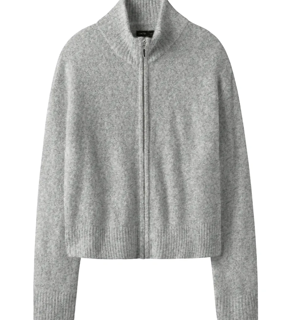 Børn LMTD Cardigan - Strik - NlfRiaa - Light Grey Melange