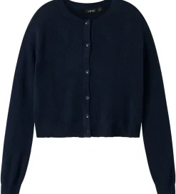 Striktrøjer*LMTD Cardigan - Strik - Noos - NlfLodet - Dark Sapphire