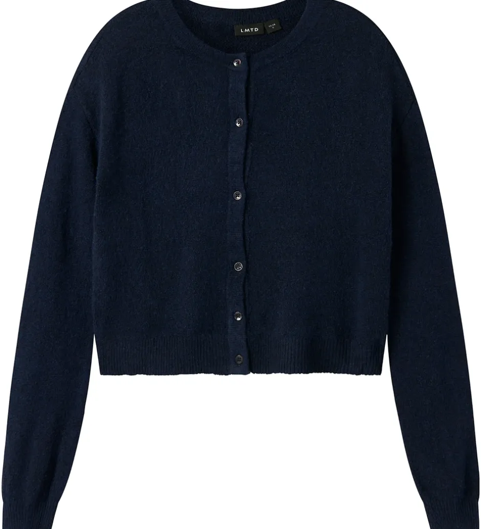 Striktrøjer*LMTD Cardigan - Strik - Noos - NlfLodet - Dark Sapphire
