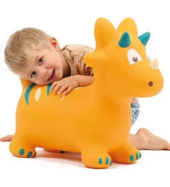 Tumledyr|Motorisk Legetøj*Ludi Hoppedyr - Dino - Orange