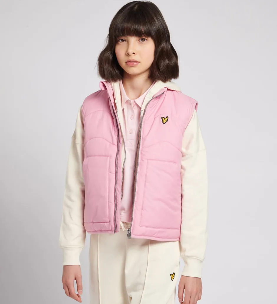 Børn Lyle & Scott Dynevest - Orchid Smoke
