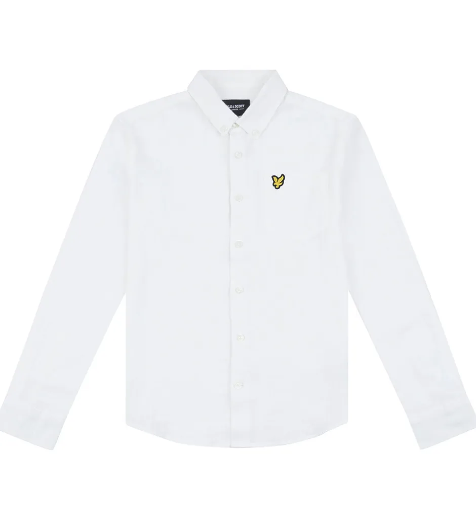 Konfirmationstøj*Lyle & Scott Skjorte - Oxford - Hvid