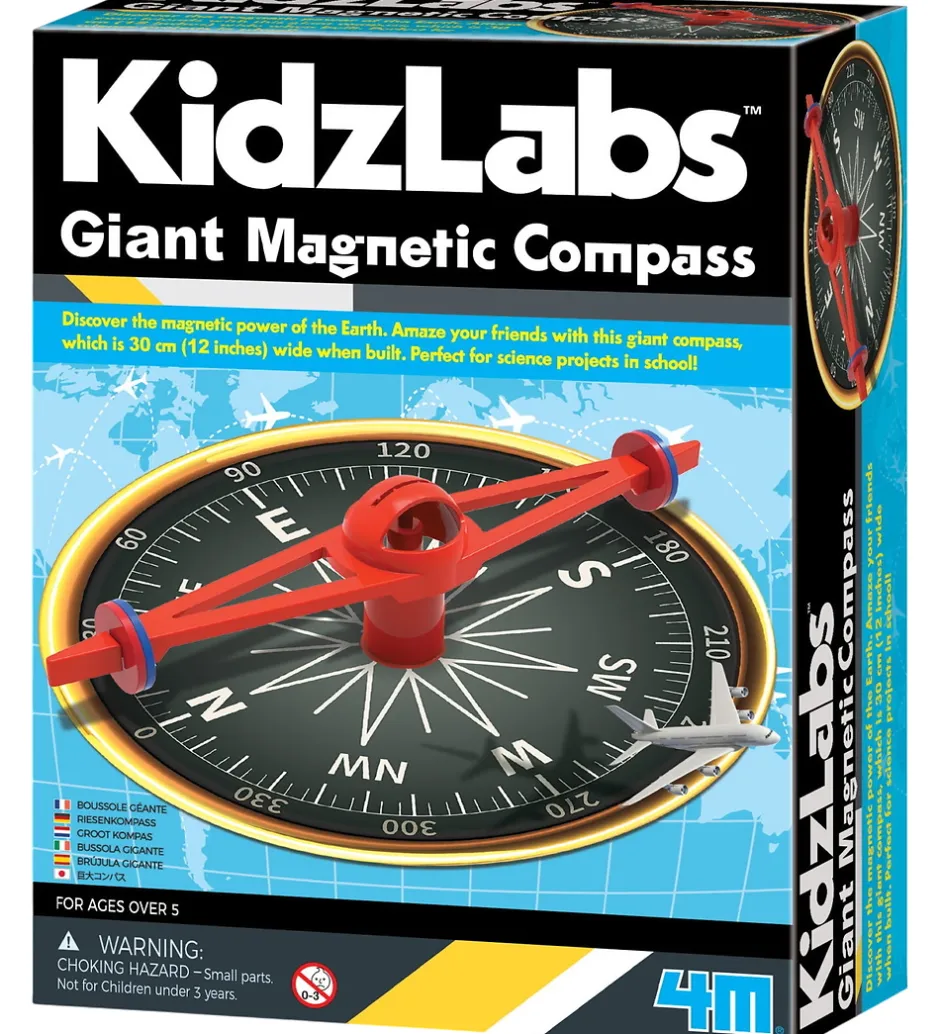 Kreasæt*4M Sæt - Kidz Labs - 30 cm - Kompas
