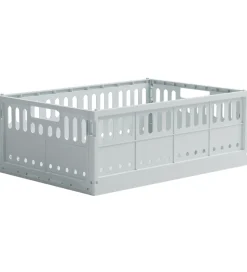 Foldekasser*Made Crate Foldekasse - Maxi - 48x33x17,5 cm - Ice Cube Blue