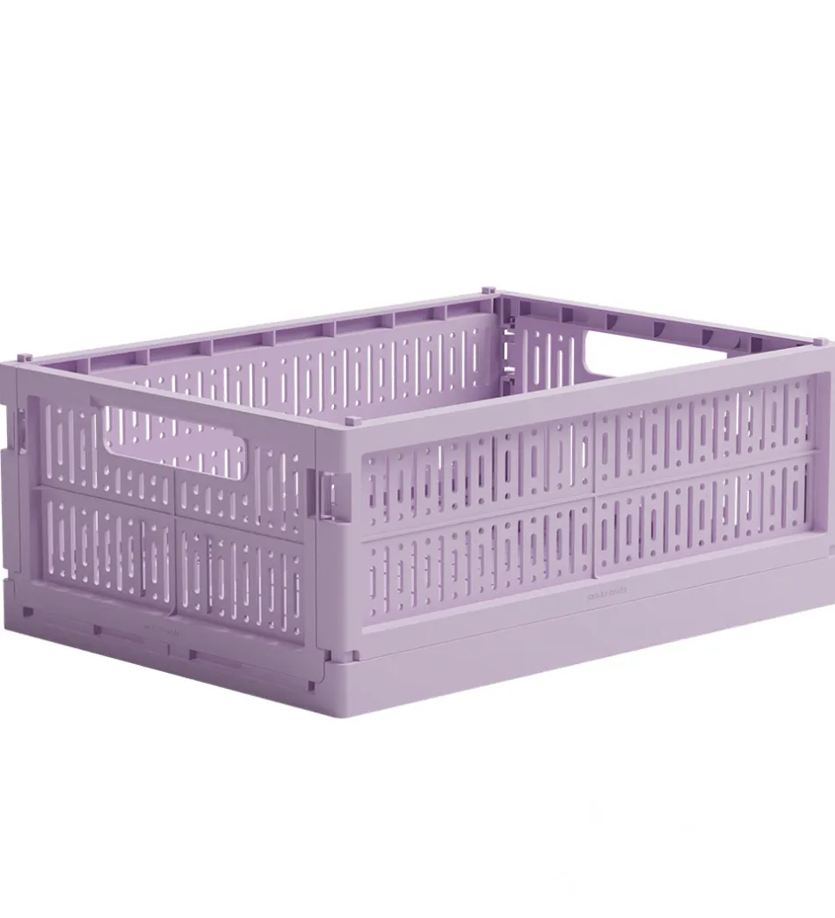 Foldekasser*Made Crate Foldekasse - Midi - 33x24x13 cm - Lilac