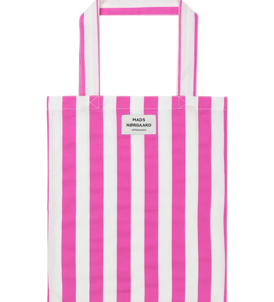 Mads Nørgaard Shopper - Atoma - Carmine Rose/White Alyssum