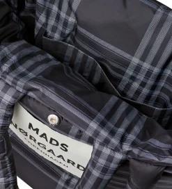 Mads Nørgaard Shopper - Light Ripstop Pillow - Black/Vanilla Ice