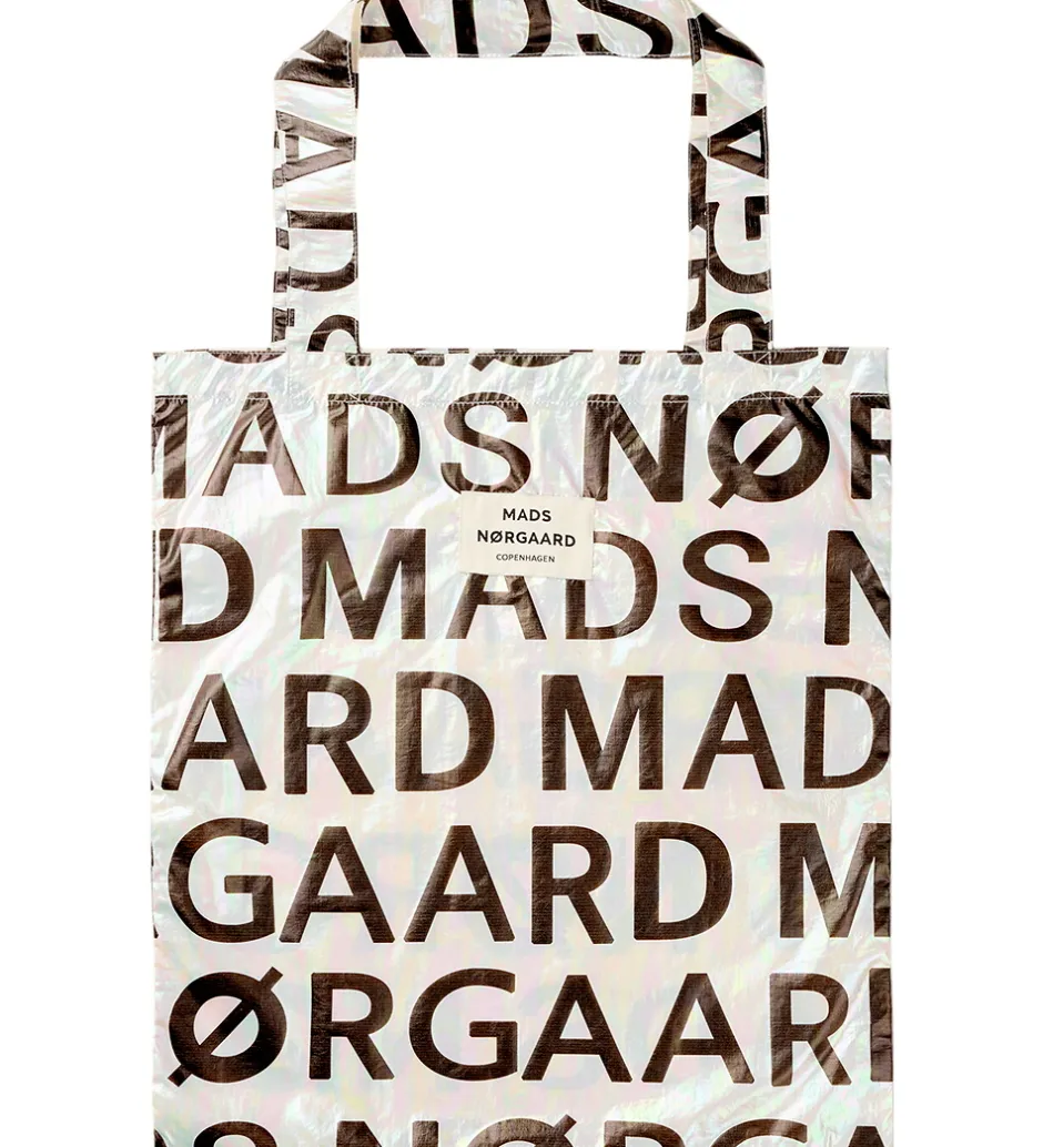 Mads Nørgaard Shopper - Sacky Metallic Atoma - Mother Of Pearl