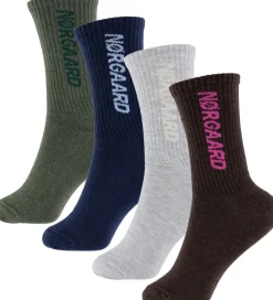 Strømper*Mads Nørgaard Strømper - Sock Box Logo Step up - 4-pak - Multi