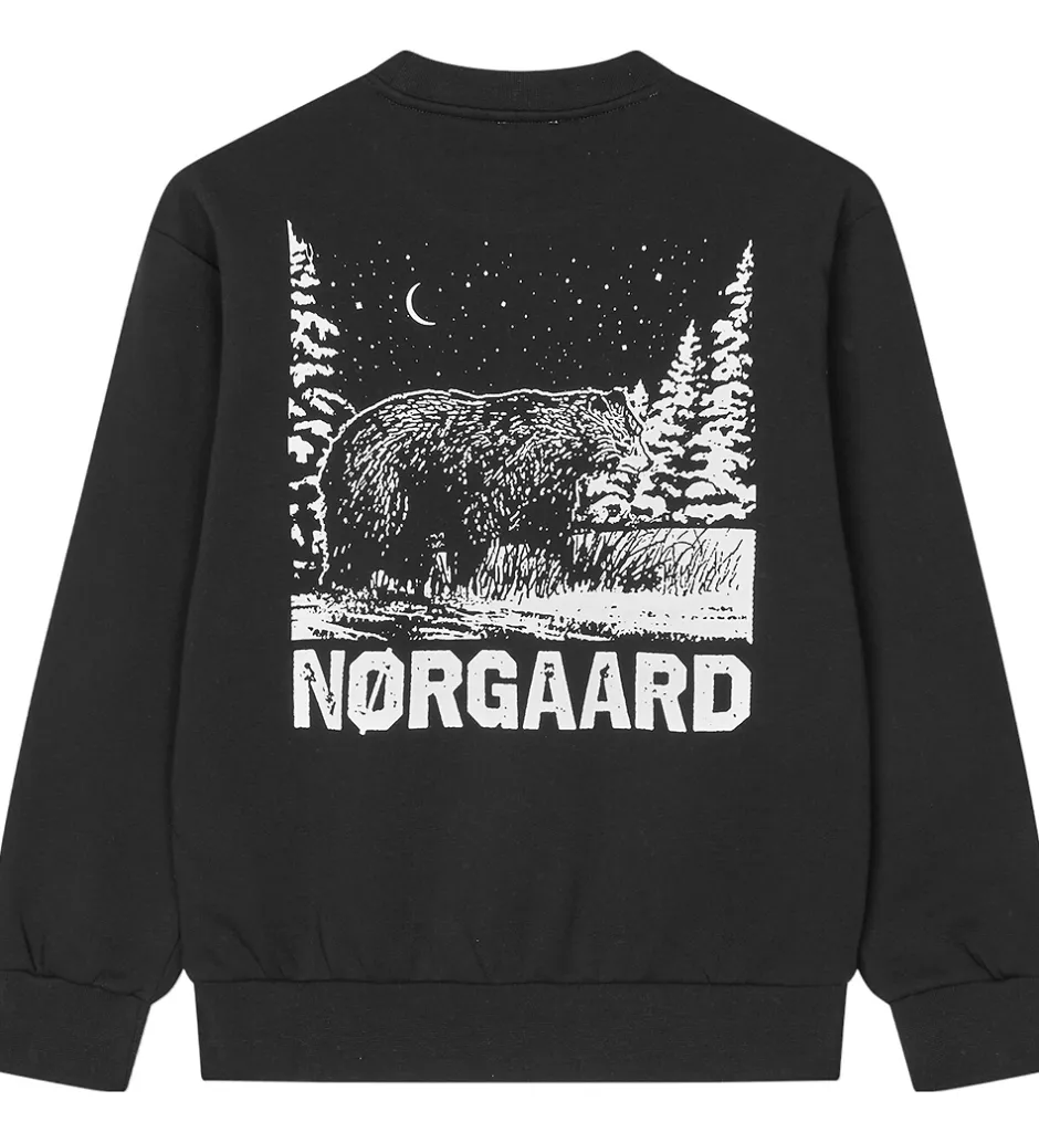 Børn Mads Nørgaard Sweatshirt - Sonar - Jet Black