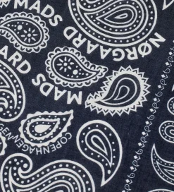 Tørklæder*Mads Nørgaard Tørklæde - 55x55 cm - Paisley - Parisian Night