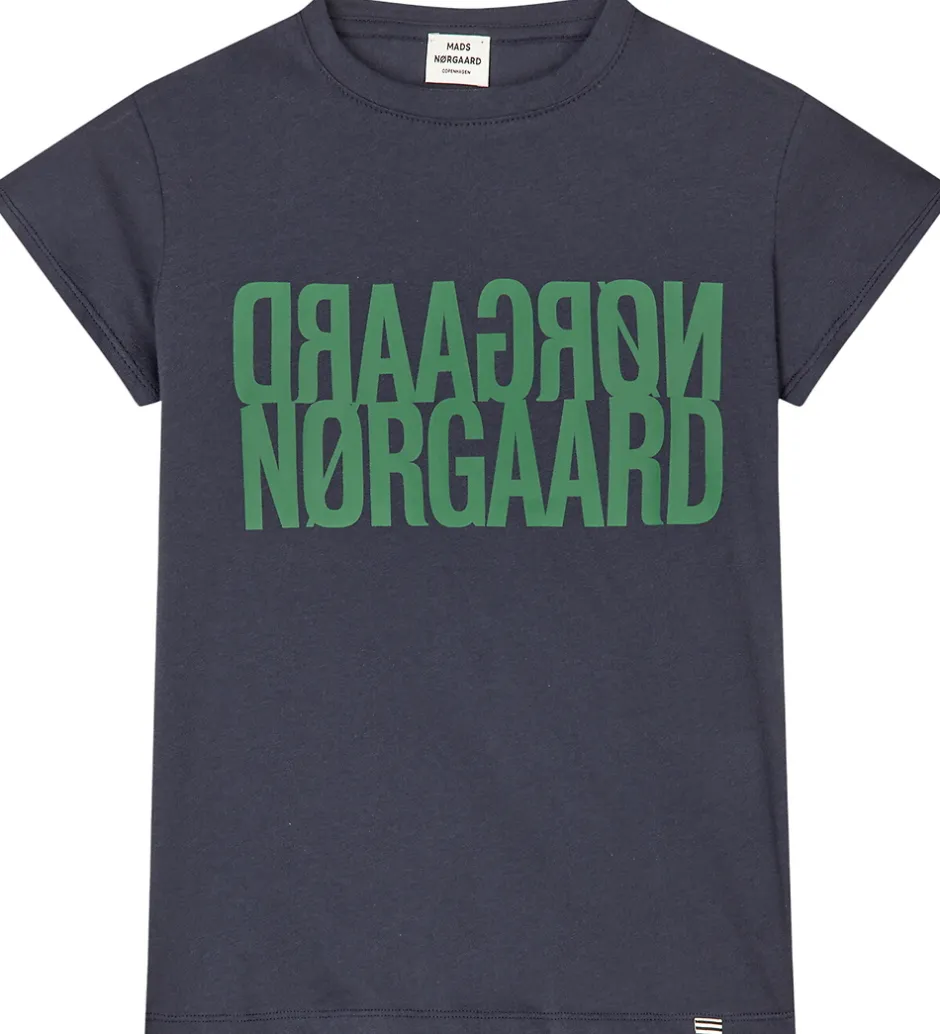 T-Shirts*Mads Nørgaard T-shirt - Tuvina Logo - Parisian Night