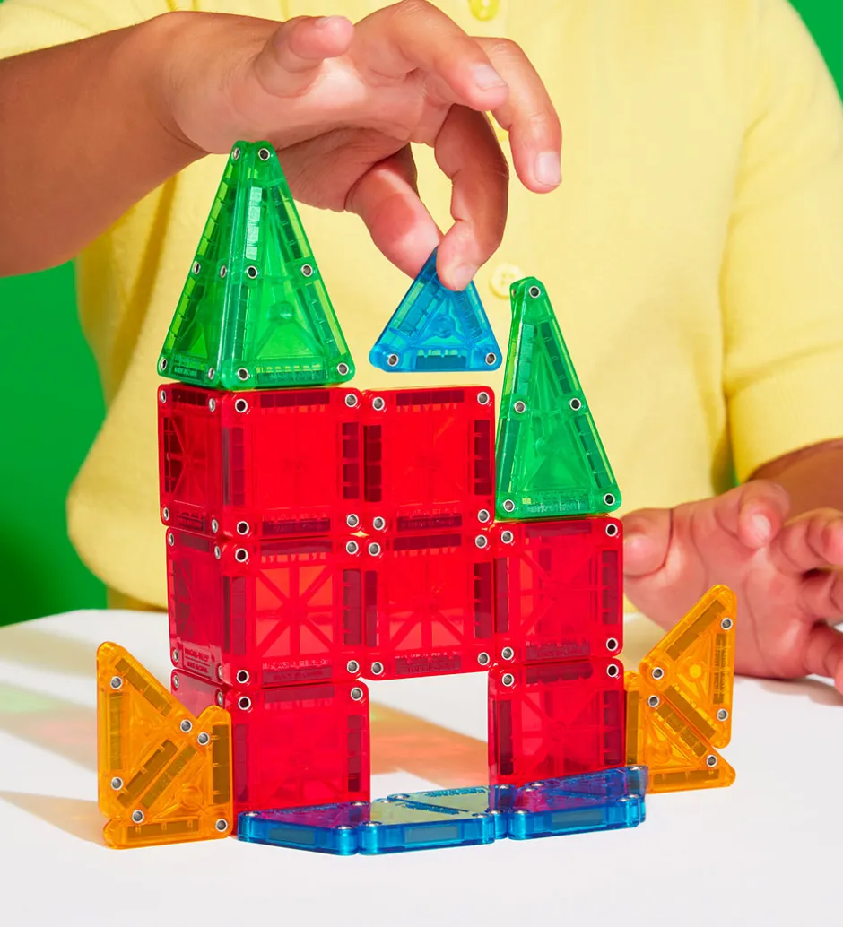 Magna-Tiles Magnetsæt - 26 Dele - MicroMAGS & Travel Tin Case
