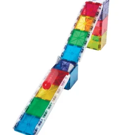 Magnetlegetøj|Konstruktionslegetøj*Magna-Tiles Magnetsæt - 33 Dele - Small Rail Racer + MicroMAGS