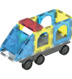 Magnetlegetøj|Konstruktionslegetøj*Magna-Tiles Magnetsæt - 110 Dele - City Center + MicroMAGS