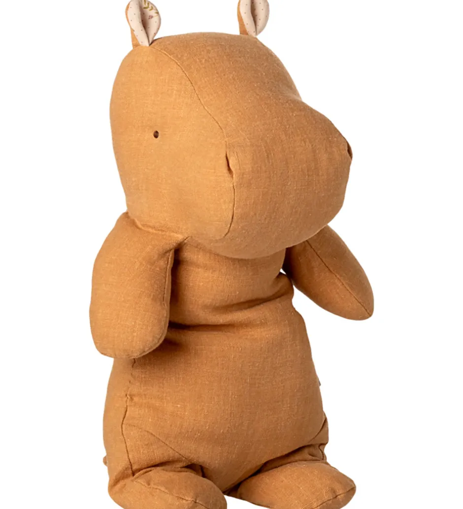 Bamser*Maileg Bamse - Safari Friends - Flodhest - Medium - Honninggul
