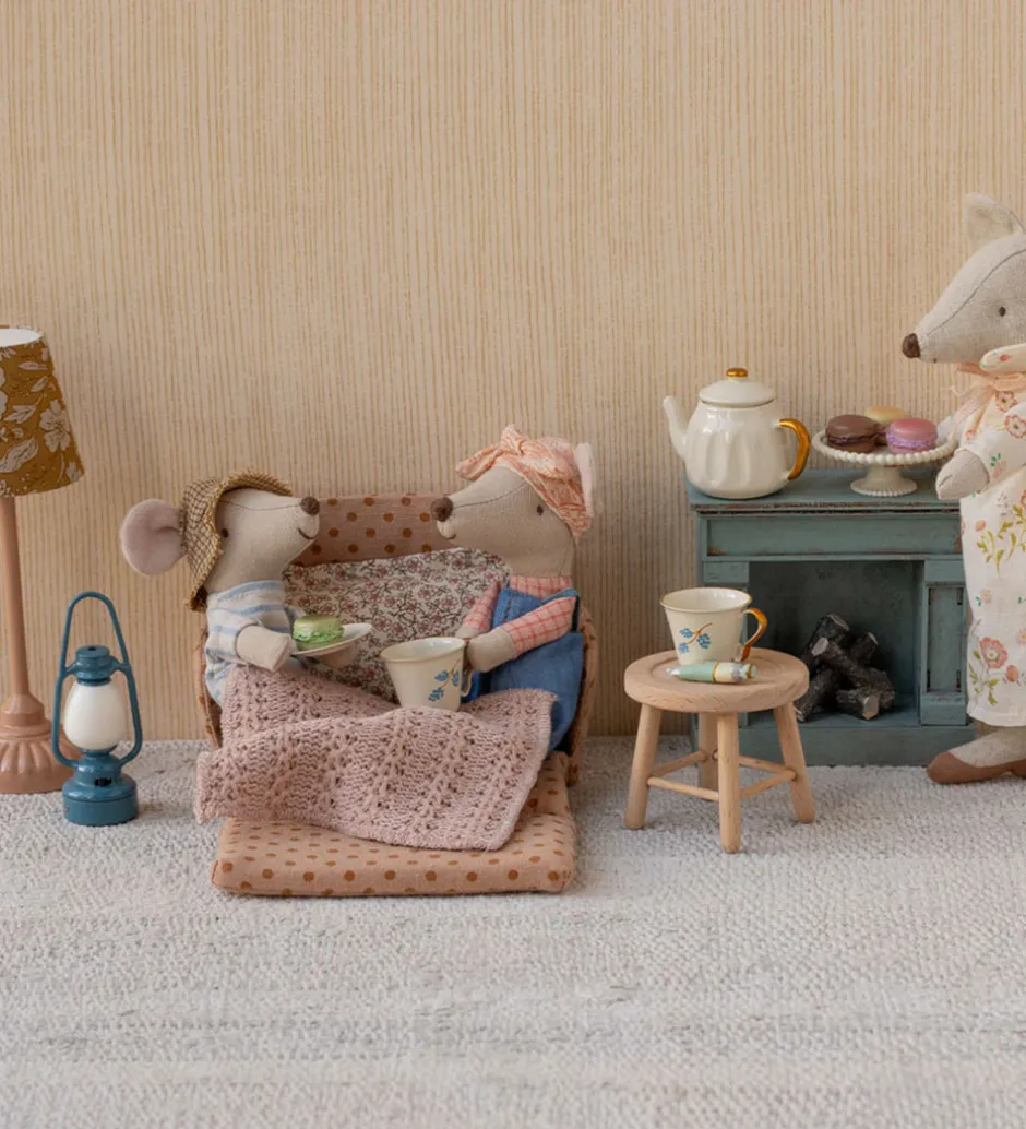 Maileg Miniature Sofaseng - Mus -Prikker