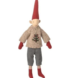 Julepynt|Dekoration*Maileg Nissedreng - Str. 2 - Strikket Bluse - Pixy