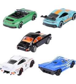 Biler, Tog Og Køretøjer*Majorette Biler - Porsche - 5-pak