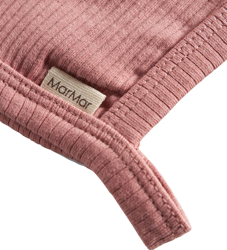 Babyhjelme*MarMar Babyhjelm - Rib - Modal - Rose Parfait